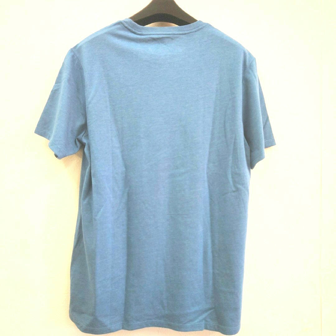 Buffalo(バッファロー)の新品 メンズ Tシャツ 半袖  ブルー Mサイズ メンズのトップス(Tシャツ/カットソー(半袖/袖なし))の商品写真