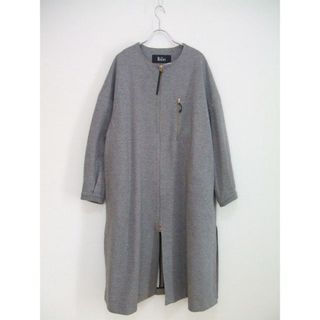 THE RERACS ノーカラーコート グレー レディース ザリラクス【中古】1-1106T▲(その他)