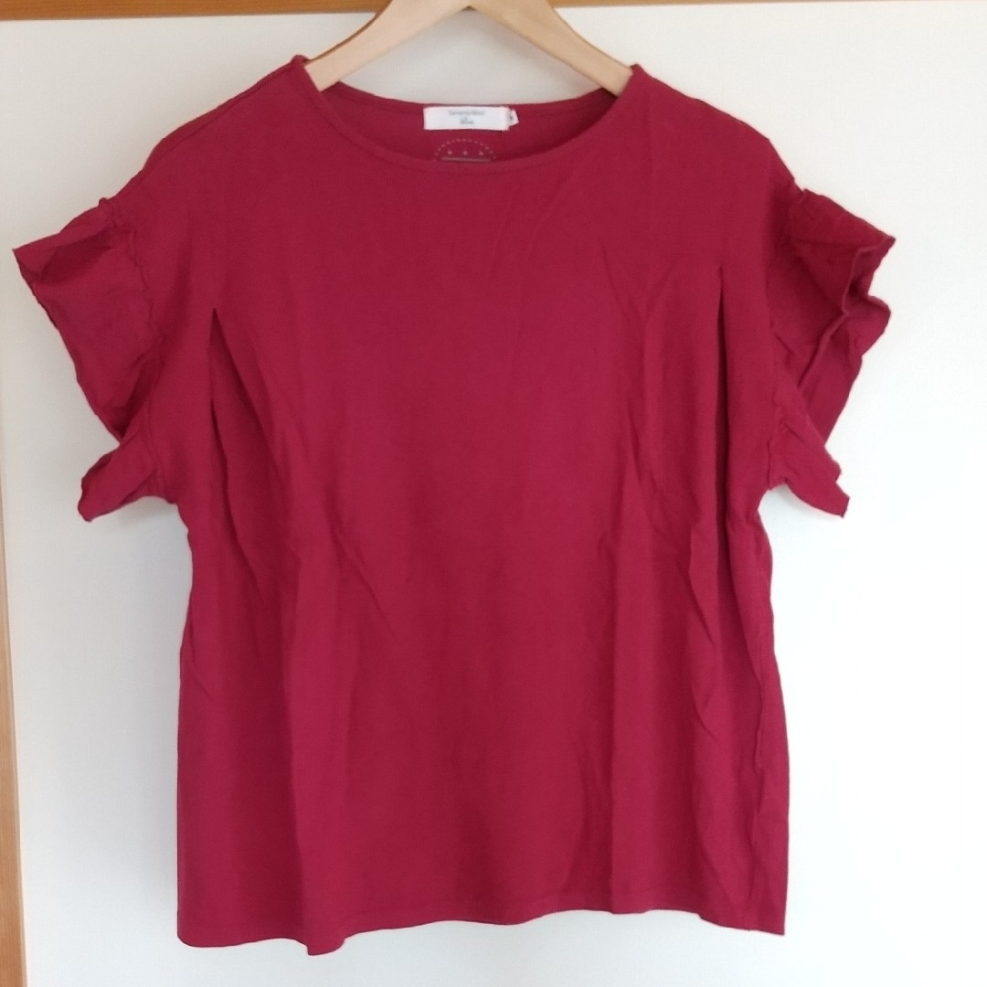 SM2(サマンサモスモス)のサマンサモスモス ブルー 半袖 Tシャツ Mサイズ レディースのトップス(Tシャツ(半袖/袖なし))の商品写真