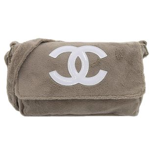 シャネル(CHANEL)のシャネル CHANEL ココマーク ショルダーバッグ 斜め掛けショルダー パイル ベージュ 中古 新入荷 CH0917(ショルダーバッグ)