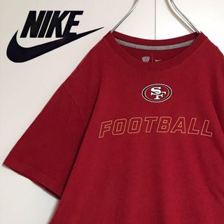 ナイキ(NIKE)の【ゆるだぼ】ナイキ　NFL  49ers ロゴ入りTシャツ アメフト　H912(Tシャツ/カットソー(半袖/袖なし))