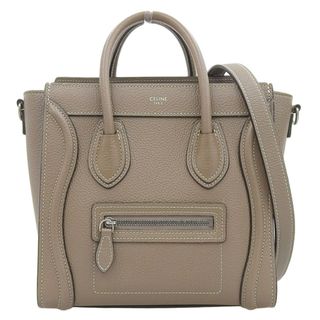 celine - セリーヌ CELINE ラゲージ ナノショッパー 2WAYバッグ ハンドバッグ ショルダーバッグ レザー スリ 中古 新入荷 OB1826