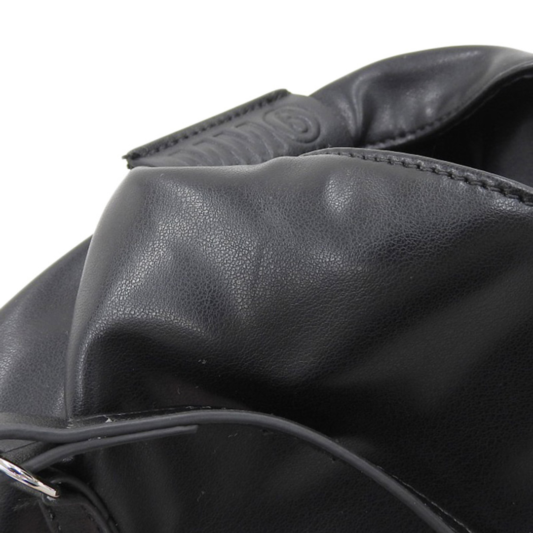 メゾンマルジェラ MAISON MARGIELA MM6 2WAYバッグ ハンドバッグ ショルダーバッグ レザー ブラック 中古 新入荷 OB1833 メゾンマルジェラ MAISON MARGIELA MM6 2WAYバッグ ハンドバッグ ショルダーバッグ レザー ブラック 中古 新入荷 OB1833