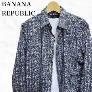 バナナリパブリック(Banana Republic)のBANANA REPUBLIC 総柄シャツ　長袖シャツ　トップス　羽織もの(シャツ)