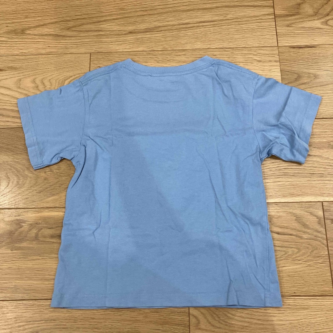 UNIQLO(ユニクロ)のユニクロ  110 ユニクロ  マインクラフト　Tシャツ　半袖　ブルー キッズ/ベビー/マタニティのキッズ服女の子用(90cm~)(Tシャツ/カットソー)の商品写真