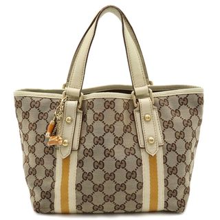 グッチ(Gucci)のグッチ GGキャンバス シェリーライン トートバッグ （12420669）(ハンドバッグ)