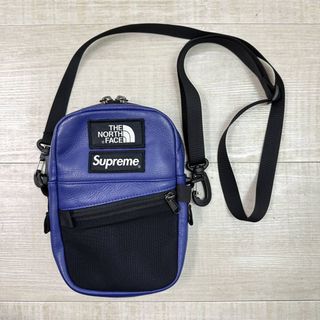 シュプリーム(Supreme)の18aw 良品 Supreme x ノースフェイス レザー ショルダー バッグ(ショルダーバッグ)