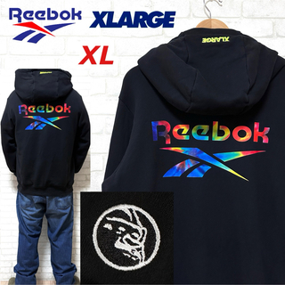 Reebok × XLARGE リーボック エクストララージ コラボフーディ