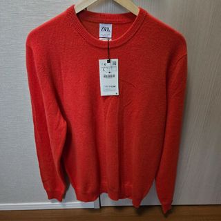 ザラ(ZARA)のZara メンズ 100% カシミア セーター。L サイズ(ニット/セーター)