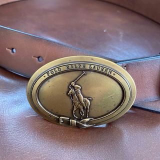 ラルフローレン(Ralph Lauren)の⭐️未使用品⭐️ボロラルフローレン⭐️レザーベルト⭐️ヴィンテージ風合加工(ベルト)