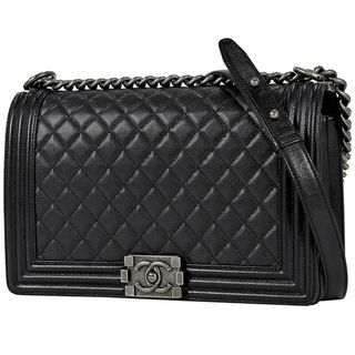 シャネル(CHANEL)のシャネル ボーイシャネル ラージ チェーン ショルダーバッグ レディース 【中古】(ショルダーバッグ)