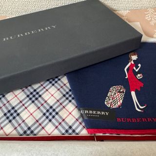 バーバリー(BURBERRY)のバーバリー　ハンカチ　２枚セット　ギフト(ハンカチ)