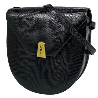 Saint Laurent - イヴ・サンローラン ロゴ ショルダーバッグ レディース 【中古】