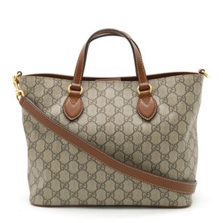 グッチ(Gucci)のグッチ GGスプリーム ハンドバッグ トートバッグ （12430318）(ショルダーバッグ)