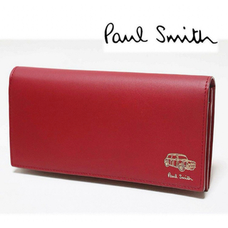 ポールスミス(Paul Smith)の《ポールスミス》箱付新品 ローバーミニ箔押し レザーかぶせ式長財布 男女兼用(長財布)