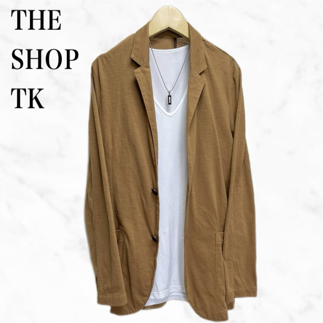 THE SHOP TK(ザショップティーケー)のTHE SHOP TK テーラードジャケット　キャメル　羽織もの　トップス メンズのジャケット/アウター(テーラードジャケット)の商品写真