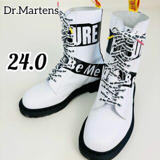 ドクターマーチン(Dr.Martens)の【極美品】ドクターマーチン 10ホール セックス・ピストルズ コラボ ホワイト(ブーツ)
