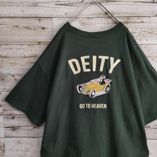 フリークスストア(FREAK'S STORE)の【697】ペニーズ×フリークスストアコラボ  バックビック刺繍Tシャツ　グリーン(Tシャツ/カットソー(半袖/袖なし))