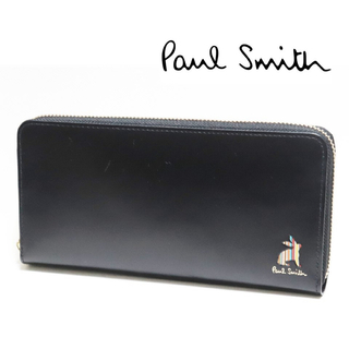 ポールスミス(Paul Smith)の《ポールスミス》箱付新品 ラッキーラビット レザーラウンドファスナー式長財布(長財布)