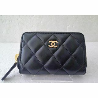 CHANEL - ★未使用 シャネル マトラッセ ラムスキン コインケース ゴールド金具 付属完品