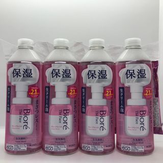 ビオレ(Biore)のビオレ ザフェイス ディープモイスト つめかえ用 340ml(約2.1回分)4本(洗顔料)