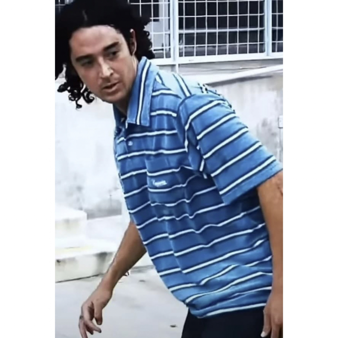 supreme stripe terry s/s polo トップス supreme stripe terry s/s polo トップス
