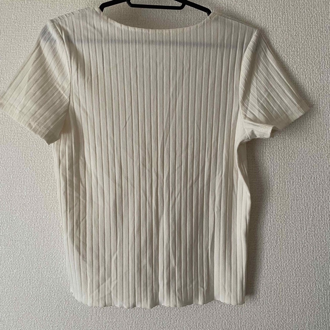 ANAP(アナップ)のANAP 前ボタン　半袖　リブトップス　Mサイズ メンズのトップス(Tシャツ/カットソー(半袖/袖なし))の商品写真