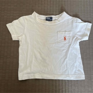 ポロ　ラルフローレン　白　Tシャツ　75  9M(Tシャツ/カットソー)