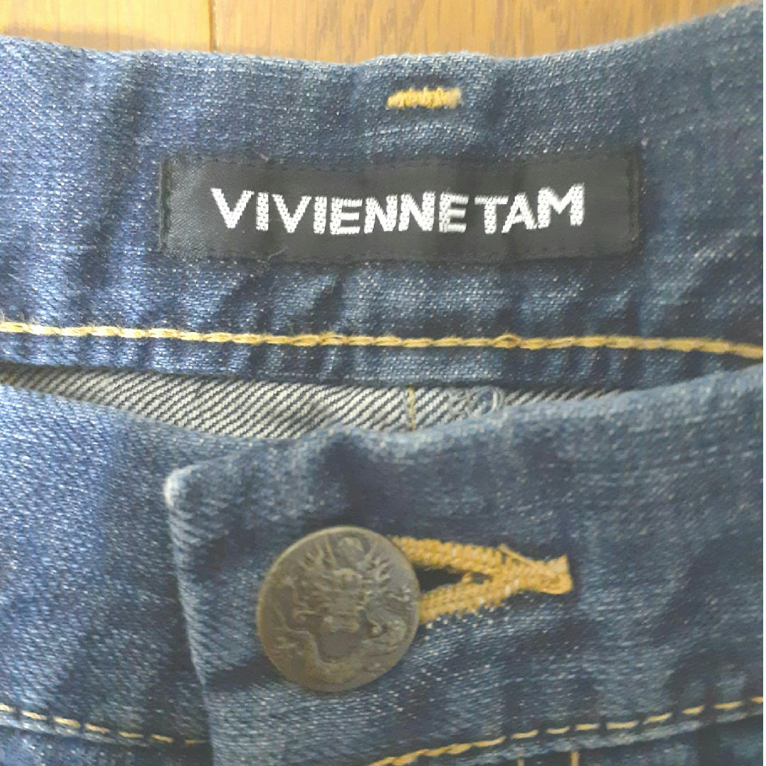 ヴィヴィアンタムVIVIENNETAMストレートジーンズ レディースのパンツ(デニム/ジーンズ)の商品写真