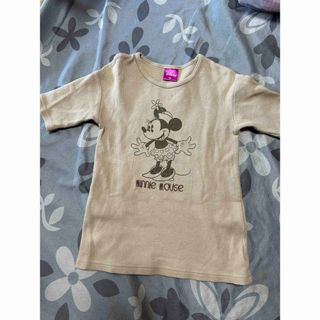 ディズニー(Disney)のディズニー　ミニー　キャメルトップス　90サイズ(Tシャツ/カットソー)