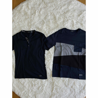 ブラックレーベルクレストブリッジ(BLACK LABEL CRESTBRIDGE)のBLACK LABEL CRESTBRIDGE Tシャツ 2枚セット M 美品(Tシャツ/カットソー(半袖/袖なし))