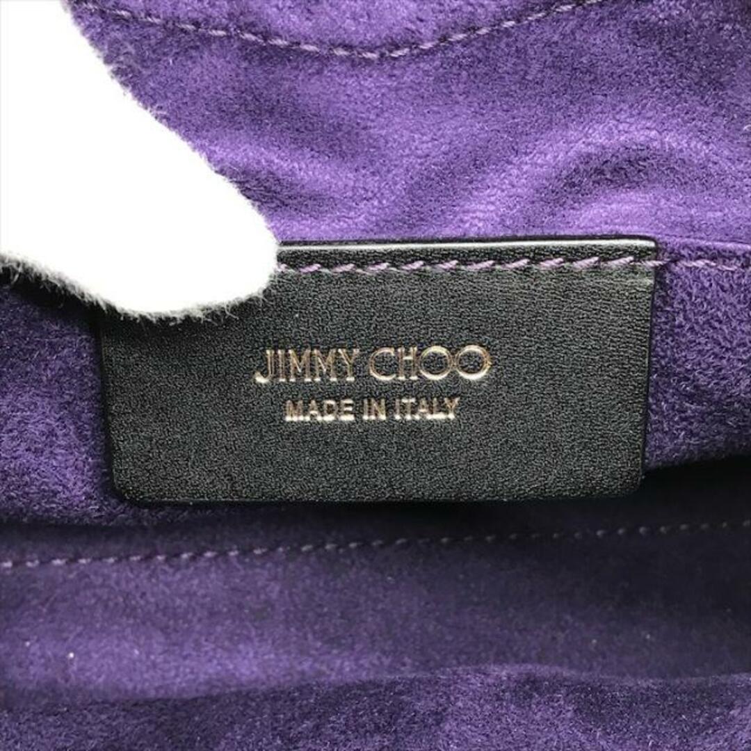JIMMY CHOO(ジミーチュウ)の良品 JIMMY CHOO ジミーチュウ 2WAY ハンド ショルダー バッグ ブラック レザー レディース k2187 レディースのバッグ(ショルダーバッグ)の商品写真