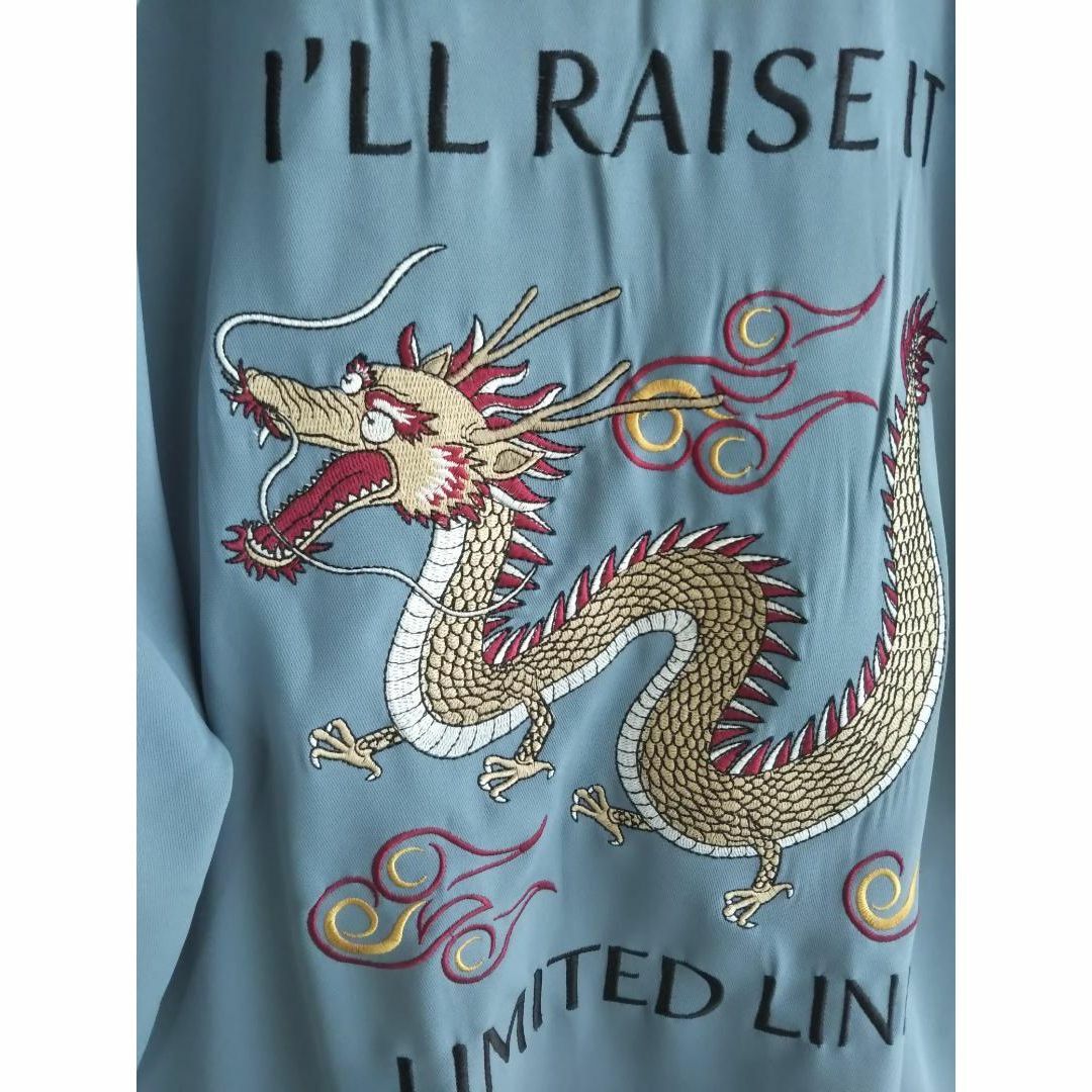 【レア】リミテッドラインナイーブマジック 龍 ドラゴン刺繍 シャツ M 3645 メンズのトップス(シャツ)の商品写真