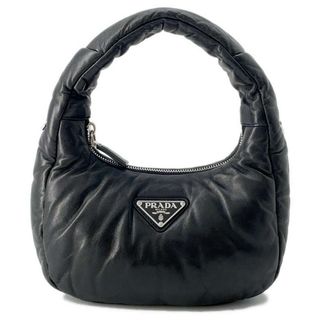 プラダ(PRADA)のプラダ ハンドバッグ パデッドナッパ レザー 1BA384 PRADA バッグ 2wayショルダーバッグ 黒(ハンドバッグ)