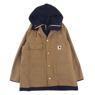 サカイ(sacai)のSacai サカイ ジャケット 24SS 24-03390M × Carhartt カーハート WIP ダブリューアイピー Reversible Coat リバーシブル ダック コート ベージュ ブラウン系 2【極上美品】【中古】(その他)