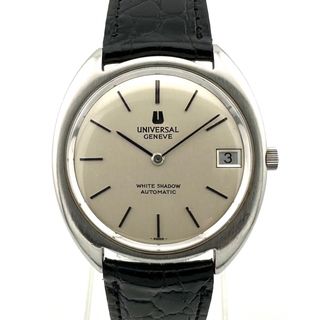 UNIVERSAL GENEVE - UNIVERSAL GENEVE 867102 ホワイトシャドウ 自動巻き時計