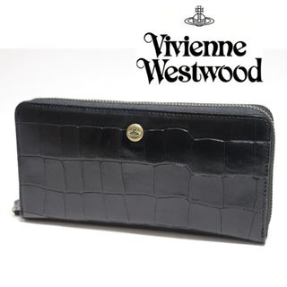 ヴィヴィアンウエストウッド(Vivienne Westwood)の《ヴィヴィアンウエストウッド》箱付新品 イタリア製レザーラウンドファスナー長財布(財布)