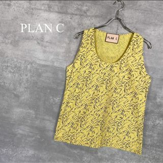 プランシー(Plan C)の『PLAN C』プランシー (38) 総柄ノースリーブナイロンカットソー(タンクトップ)