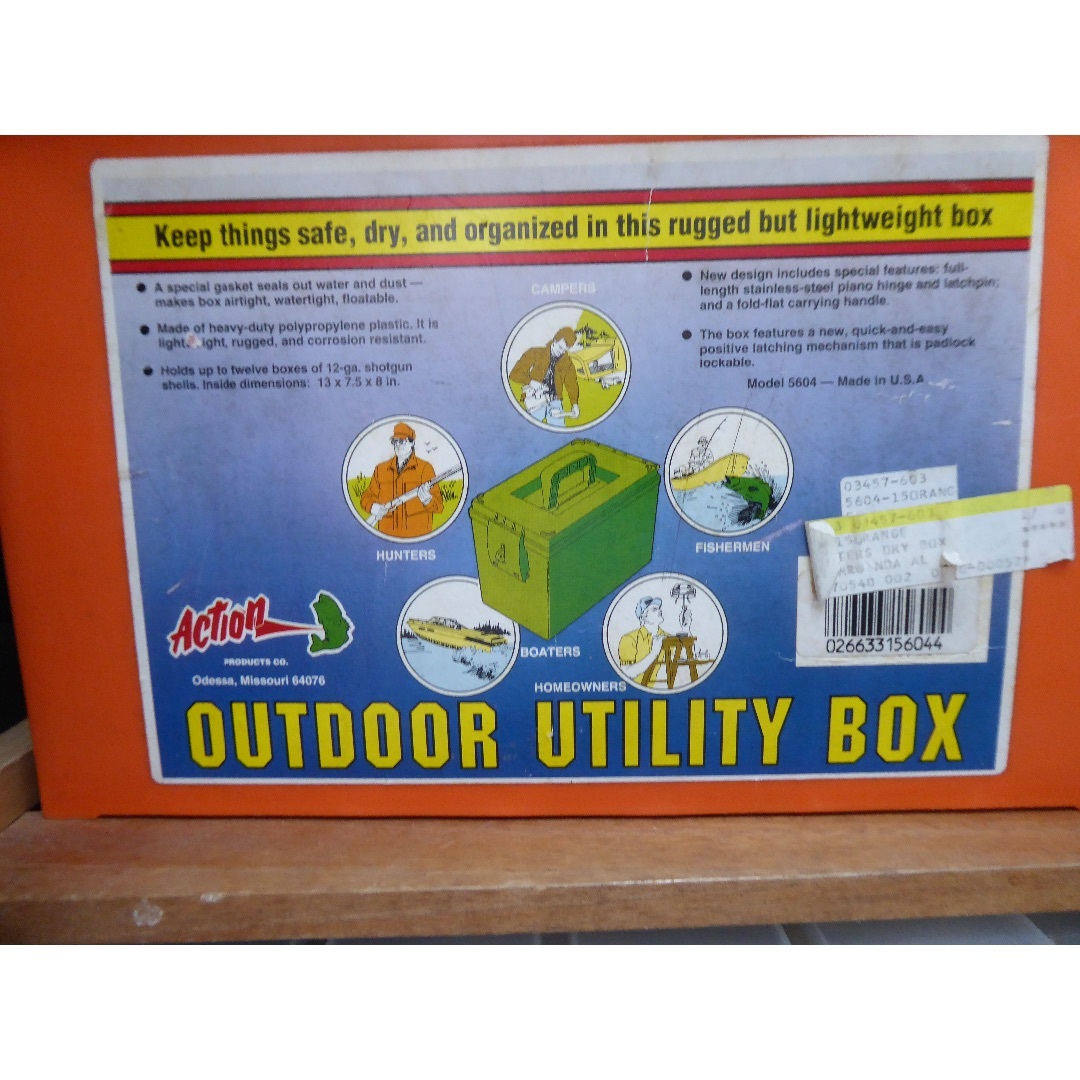 Wise Utility Dry Box  1990年ごろ スポーツ/アウトドアのアウトドア(登山用品)の商品写真