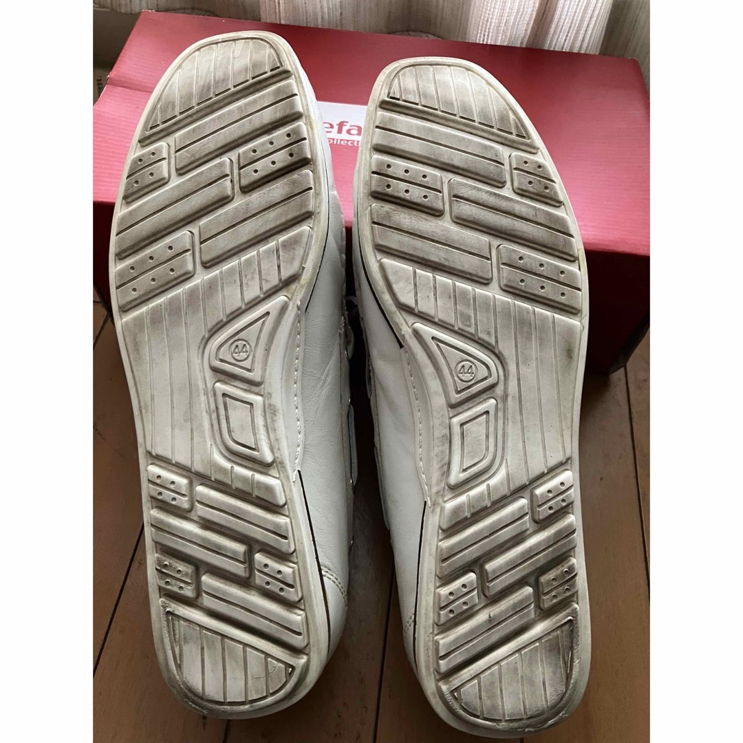 STEFANOROSSI(ステファノロッシ)の箱あり　stefanorossi 28㎝デッキシューズ　白 メンズの靴/シューズ(デッキシューズ)の商品写真