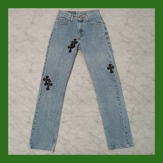 Chrome Hearts - Levi's 505（W29 / 69cm）クロスパッチカスタム