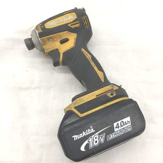 マキタ(Makita)の△△MAKITA マキタ 18V　インパクトドライバ　BL1840　バッテリー1個付き(充電回数51回) TD172D イエロー(その他)