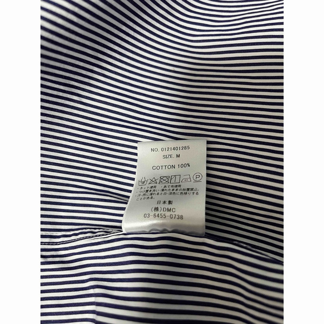 新品限定品フミカウチダ　cotton100%ストライプシャツ トップス
