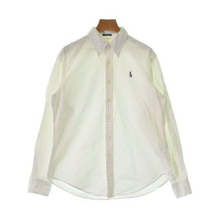 ラルフローレン(Ralph Lauren)のRalph Lauren ラルフローレン カジュアルシャツ 10(M位) 白 【古着】【中古】(シャツ/ブラウス(長袖/七分))