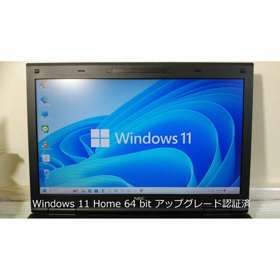 NEC(エヌイーシー)の☆NEC ノートWindws11 Corei5/500GB/8GB 快適スペック スマホ/家電/カメラのPC/タブレット(ノートPC)の商品写真
