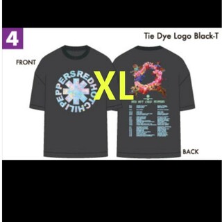 XLサイズ Tie Dye Logo Black-T Tシャツ レッチリ