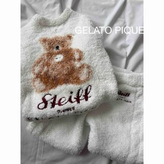 ジェラートピケ(gelato pique)のジェラートピケ Steiff ルームウェア パジャマ キッズ 90 100(パジャマ)