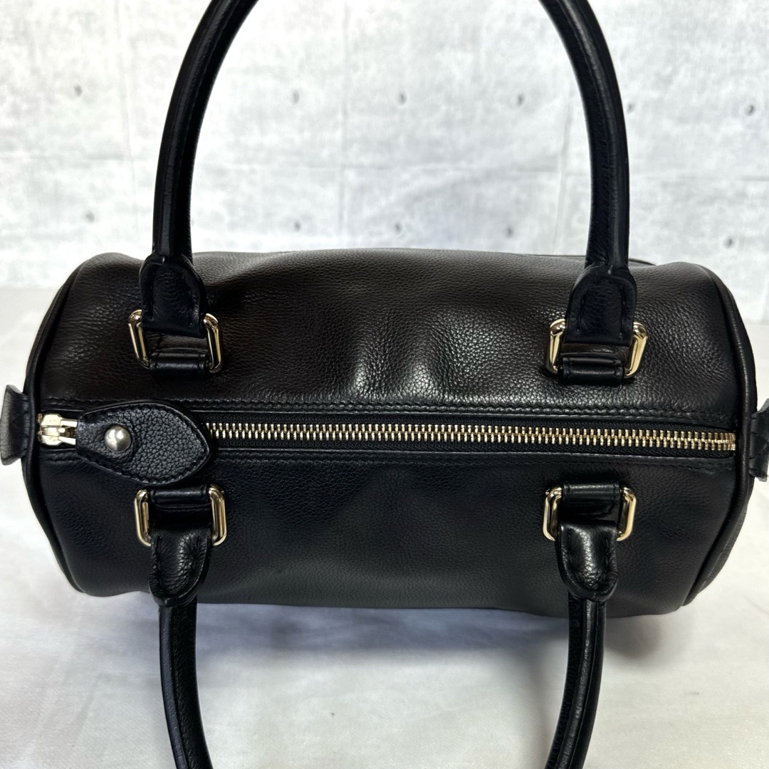MORABITO - 【MORABITO】モラビト ブラック ゴールド金具 レザー MORABITO - 【MORABITO】モラビト ブラック ゴールド金具 レザー
