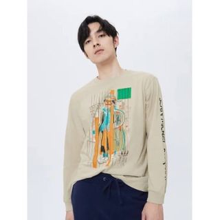 ギャップ(GAP)の 【新品未使用】バスキア✖️Gap グラフィック 長袖Tシャツ　XL(Tシャツ/カットソー(七分/長袖))