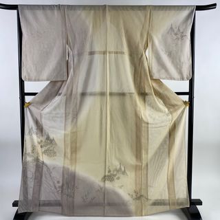 訪問着 身丈169.5cm 裄丈66.5cm 正絹 名品 【中古】(着物)